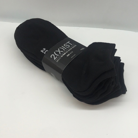 2(X)IST MENŚ 10 PAIR NO SHOW SOCKS SIZE 10-13 - Picture 14 of 14